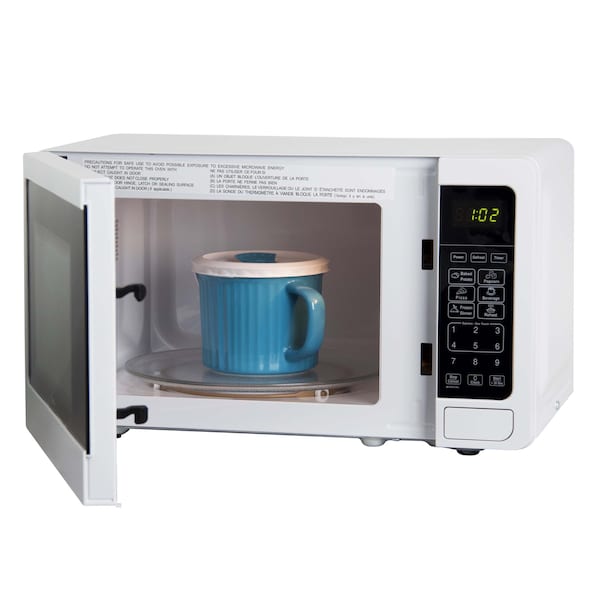 0.7 Cu. Ft. Microwave Oven, Digital, White
